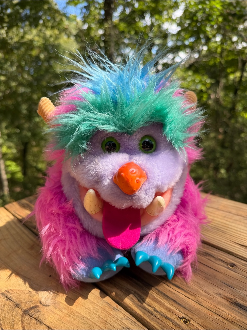 VINTAGE 1986 MY MONSTER PET WOGSTER HAND PUPPET